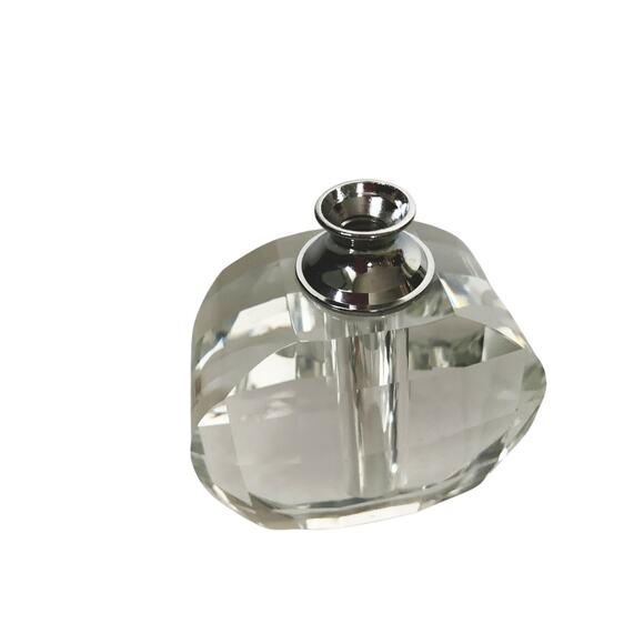 Crystal Perfume Bottle - Flat Round - Picture 8 of 11